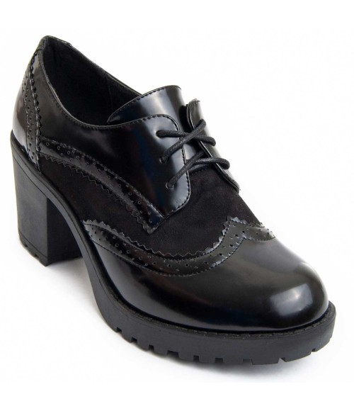 Zapato De Tacón Casual Para Mujer.  Montevita  Medel  93886 Negro