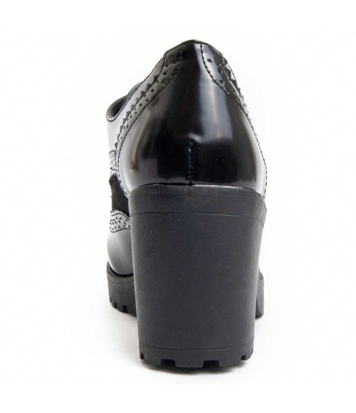 Zapato De Tacón Casual Para Mujer.  Montevita  Medel  93886 Negro