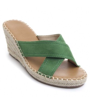 Sandalia Cómoda Para Mujer.  Montevita  Wedsun2  83238 Verde