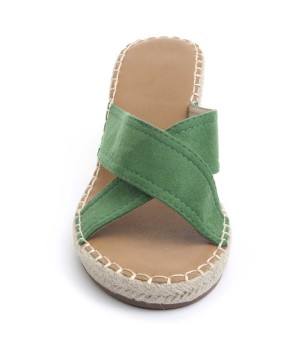 Sandalia Cómoda Para Mujer.  Montevita  Wedsun2  83238 Verde