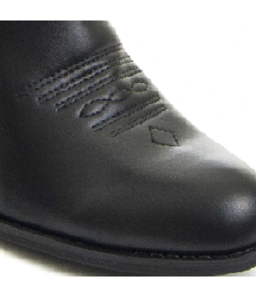 Bota Cómoda Para Mujer.  Montevita  Botalan  83849 Negro