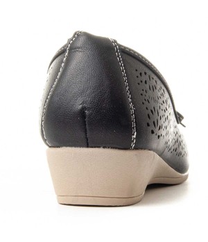 Mocasin Para Mujer  Montevita  Mocalin  87254 Negro