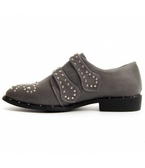 Mocasin Para Mujer  Montevita  Desert  87355 Gris