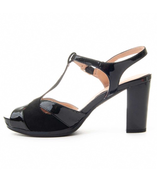 Zapato De Tacón Para Mujer.  Montevita  Sitra2  89050 Negro