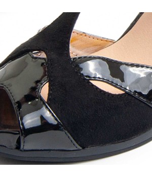 Zapato De Tacón Para Mujer.  Montevita  Sitra2  89050 Negro