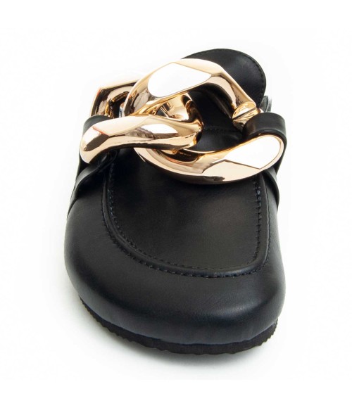 Mule Casual Para Mujer.  Montevita  Mulle  89360 Negro