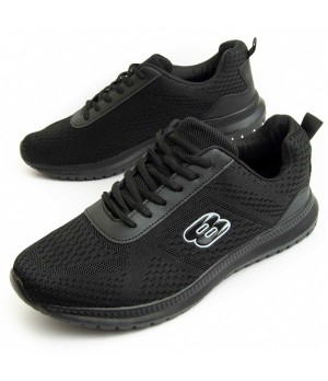 Sneaker Casual Para Hombre  Montevita  Scher  91049 Negro