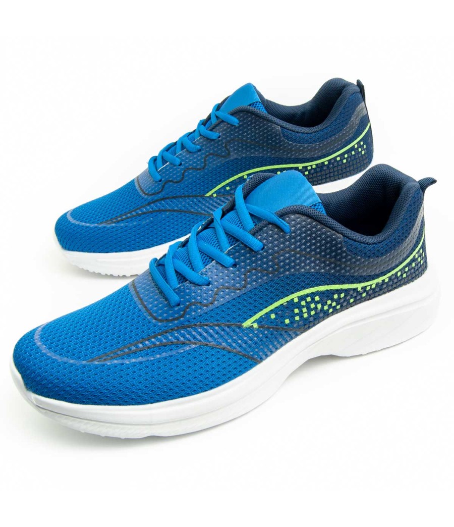 Sneaker Casual Para Hombre.  Montevita  Sportiv  93523 Azul