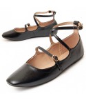 Bailarina Casual Para Mujer.  Montevita  Ballerita  93928 Negro