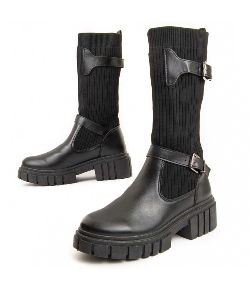 Bota De Plataforma Para Mujer.  Montevita  Botalan15  96965