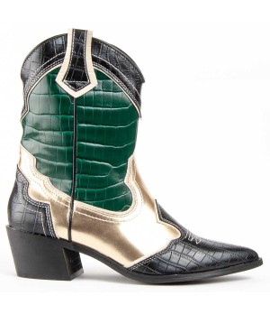 Botin Cowboy De Tacon Para Mujer Montevita Botinia8 100633