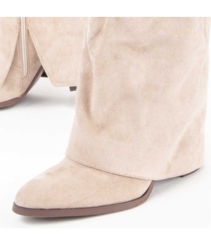 Bota De Tacon Para Mujer Montevita Faldde 100693