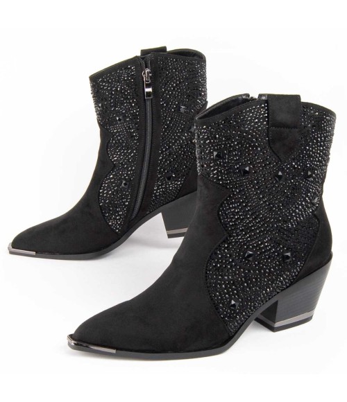 Botin Cowboy De Tacon Para Mujer Montevita Botirey8 100922