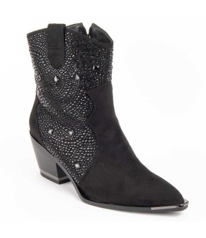 Botin Cowboy De Tacon Para Mujer Montevita Botirey8 100922