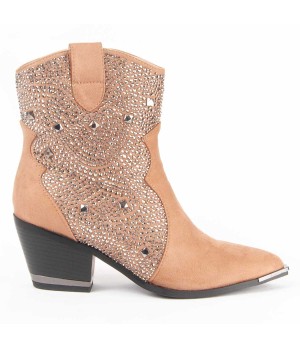 Botin Cowboy De Tacon Para Mujer Montevita Botirey8 100923