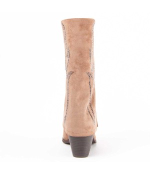 Bota De Tacon Para Mujer Montevita Faldde2 100929