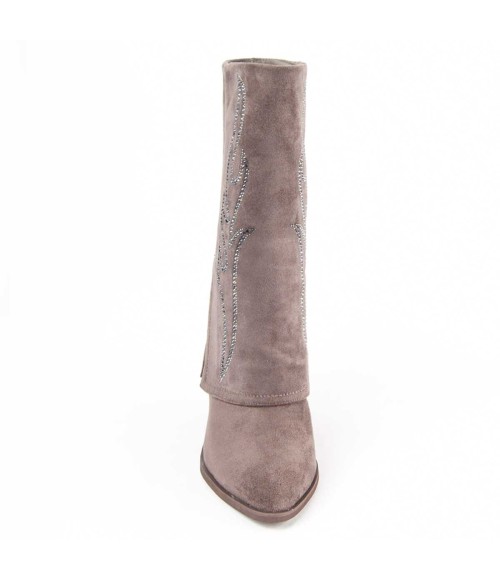 Bota De Tacon Para Mujer Montevita Faldde2 100932