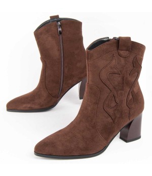 Botin De Tacon Para Mujer Montevita Cacera 100944