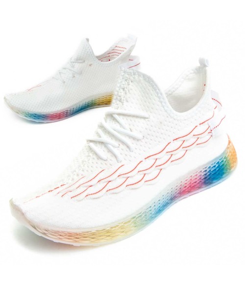 Sneaker Casual Para Mujer.  Montevita  Sportsair2  90477 Blanco