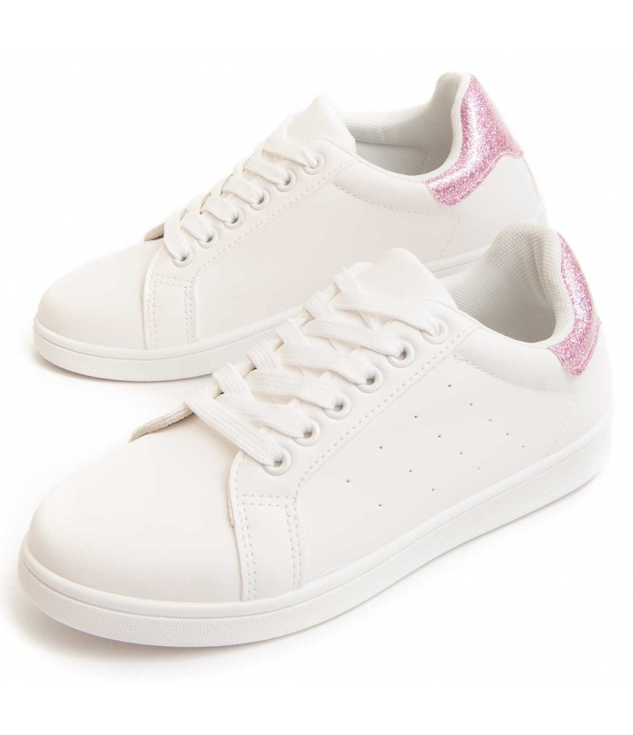 Sneaker Casual Para Mujer  Montevita  Stanterw  90879 Blanco