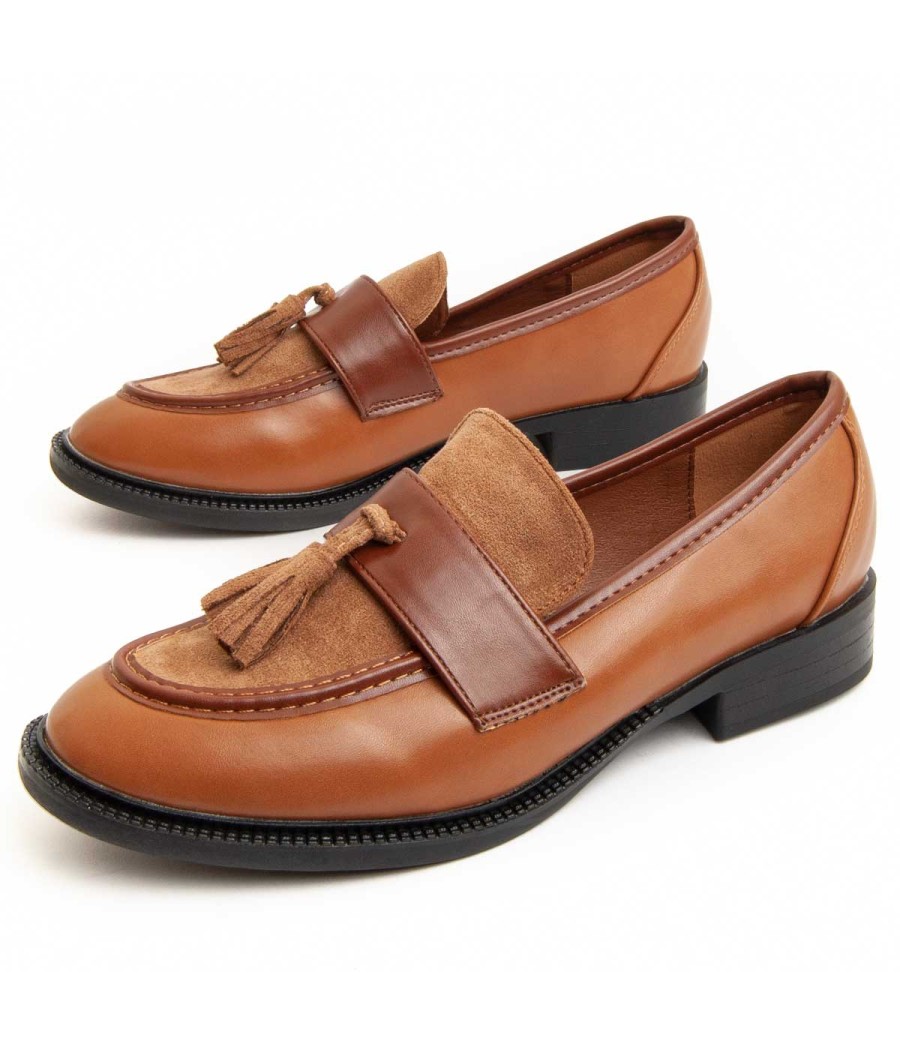 Mocasín De Tacón Para Mujer.  Montevita  Moccavita18  94043 Marrón