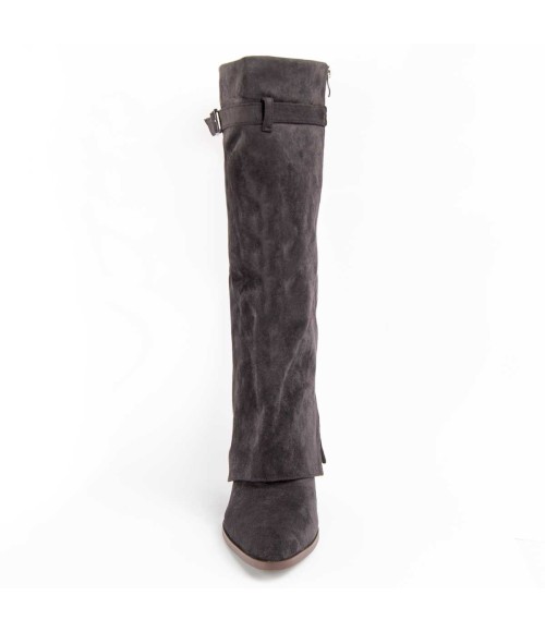 Bota De Tacon Para Mujer Montevita Faldde 100692