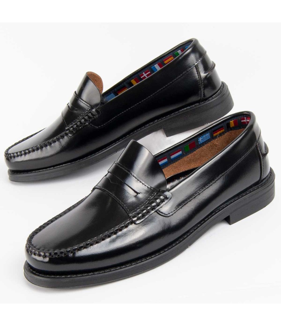 Mocasin De Piel Para Hombre Purapiel Castellar2 102507