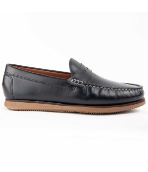 Mocasin De Piel Para Hombre Purapiel Mocca7 102734