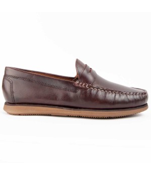 Mocasin De Piel Para Hombre Purapiel Mocca7 102735