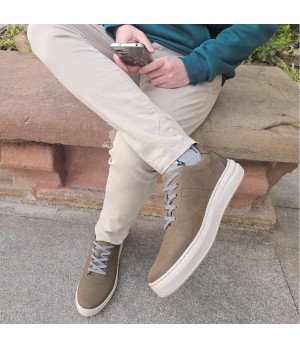 Sneaker De Piel Para Hombre Purapiel Novas 102775