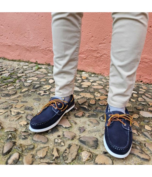 Nautico Casual De Piel Para Hombre Purapiel Puranautic12 103027