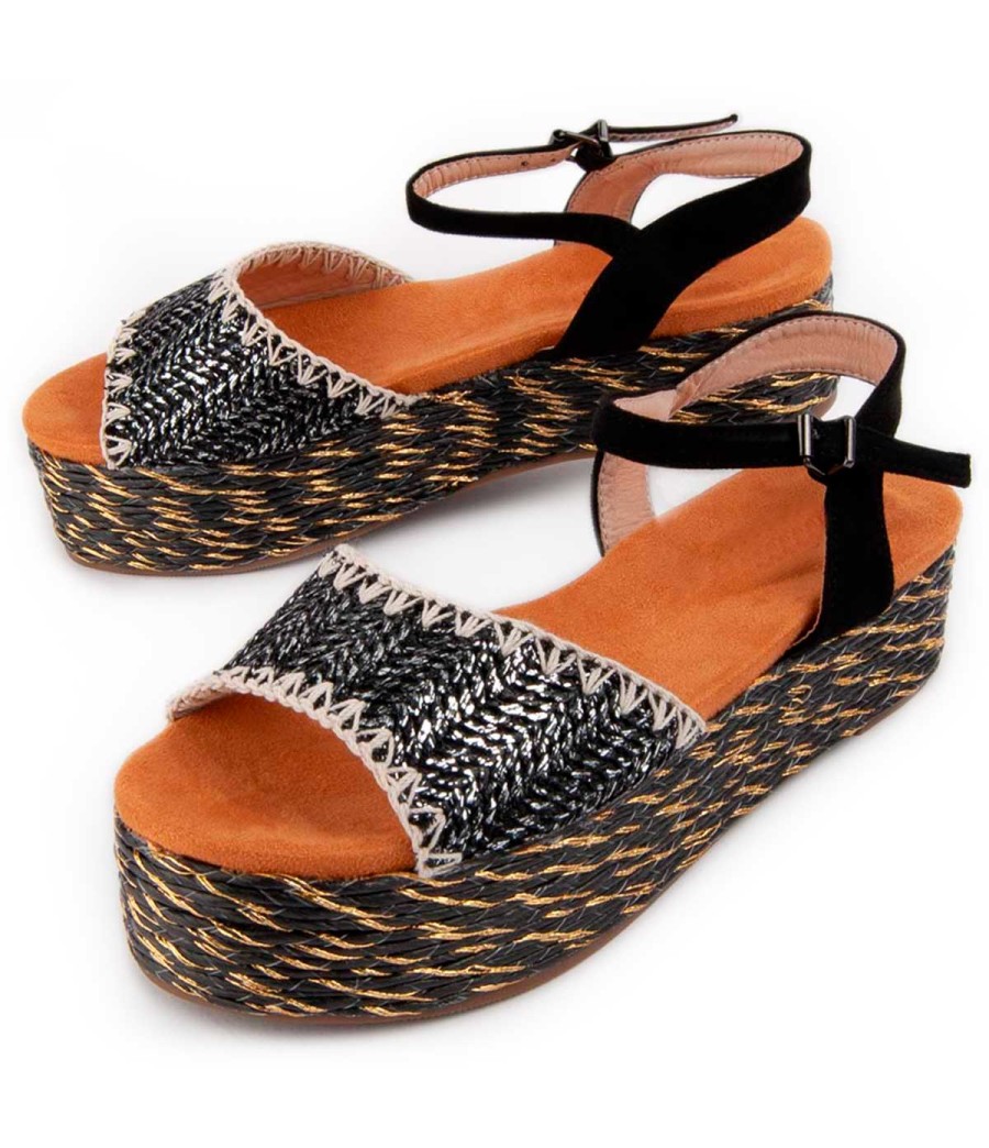 Sandalia De Plataforma Para Mujer Montevita Salaia 102805