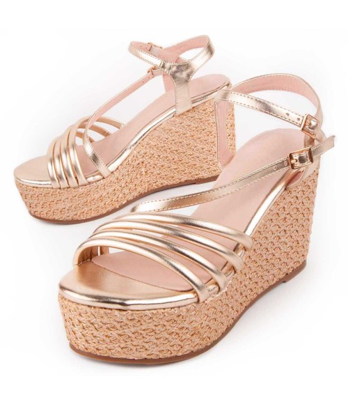 Sandalia De Cuña Para Mujer. Montevita Salia10 103011