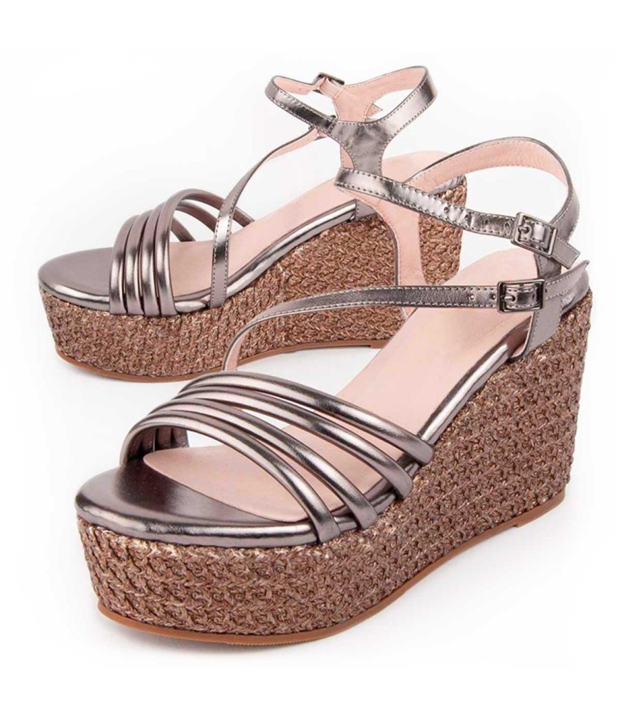 Sandalia De Cuña Para Mujer. Montevita Salia10 103012