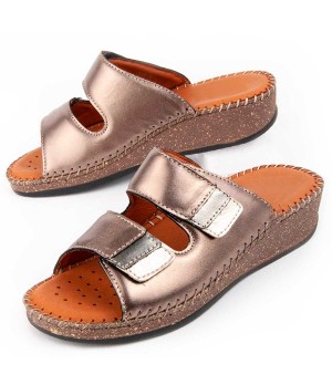 Sandalia De Piel Para Mujer Purapiel Leida2 103020