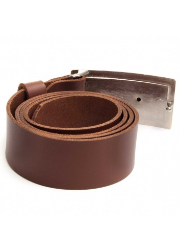 Hombre Accesorios de Cinturones de Cinturon de piel con logo Maison Margiela de Cuero de color Marrón para hombre 