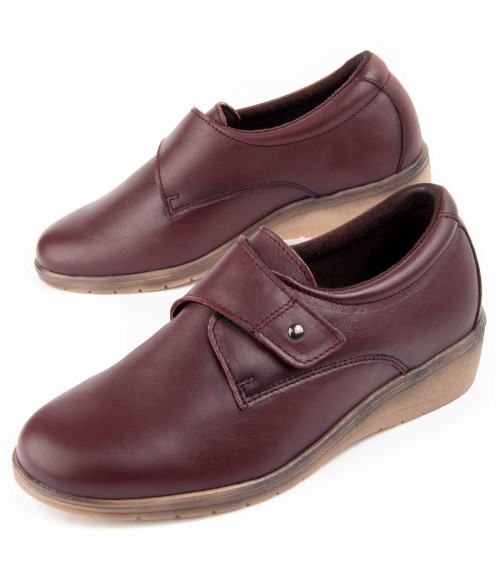 Mocasin De Piel Con Cuna Para Mujer Purapiel Anila 104897