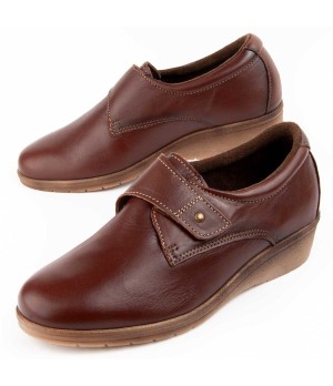 Mocasin De Piel Con Cuna Para Mujer Purapiel Anila 104898