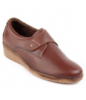 Mocasin De Piel Con Cuna Para Mujer Purapiel Anila 104898