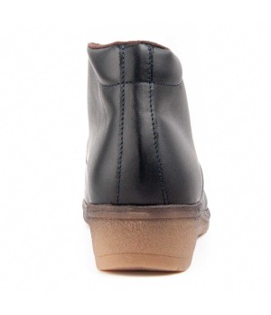 Botin De Piel Con Cuna Para Mujer Purapiel Akila 104900