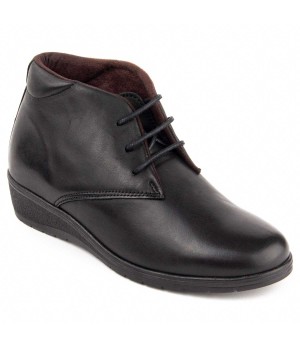 Botin De Piel Con Cuna Para Mujer Purapiel Akila 104901