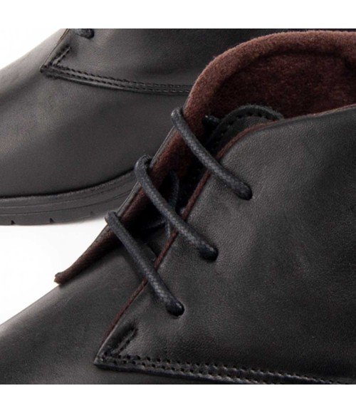 Botin De Piel Con Cuna Para Mujer Purapiel Akila 104901