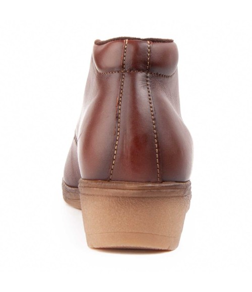 Botin De Piel Con Cuna Para Mujer Purapiel Akila 104903