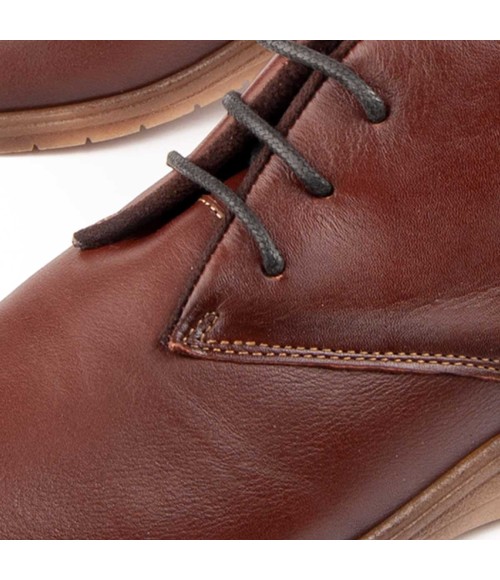 Botin De Piel Con Cuna Para Mujer Purapiel Akila 104903