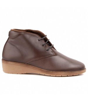 Botin De Piel Con Cuna Para Mujer Purapiel Akila2 104904