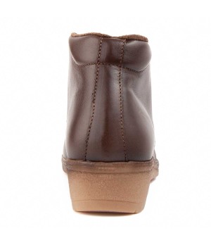 Botin De Piel Con Cuna Para Mujer Purapiel Akila2 104904