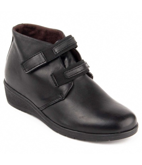 Botin De Piel Con Cuna Para Mujer Purapiel Akilav 104906