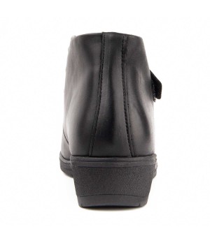 Botin De Piel Con Cuna Para Mujer Purapiel Akilav 104906