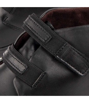 Botin De Piel Con Cuna Para Mujer Purapiel Akilav 104906