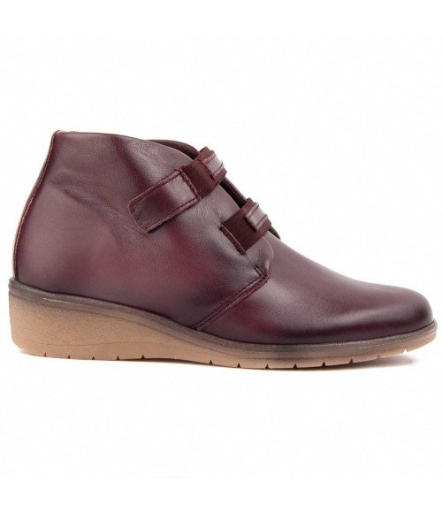 Botin De Piel Con Cuna Para Mujer Purapiel Akilav 104907